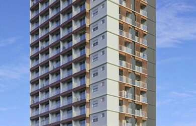 Imagem: O studio possui 1 Dormitório, 1 Banheiro, 25m² de Área Privada