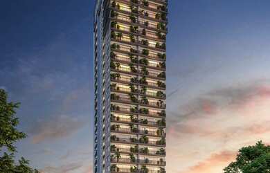 Imagem: O apartamento na cobertura possui 3 Dormitórios, 3 Suítes