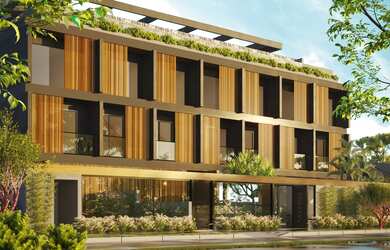 Imagem: A kitnet possui 1 Dormitório, 1 Suíte, 2 Banheiros, 1 Vaga