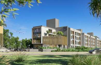 Imagem: A kitnet possui 1 Dormitório, 1 Suíte, 2 Banheiros, 1 Vaga