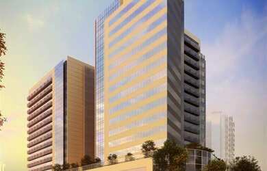 Imagem: A sala comercial possui 1 Banheiro, 1 Vaga na garagem, 84m²