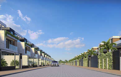 Imagem: A casa possui 4 Dormitórios, 4 Suítes, 7 Banheiros e 2 Vagas