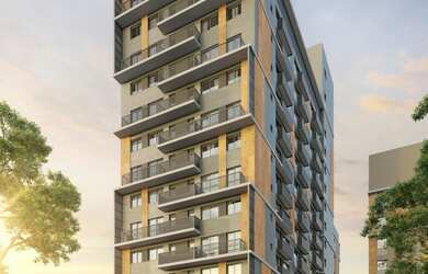 Imagem: O apartamento possui 1 Dormitório, 1 Suíte, 1 Banheiro e