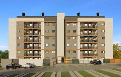 Imagem: O apartamento possui 2 Dormitórios, 1 Suíte, 2 Banheiros