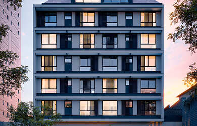 Imagem: O apartamento possui 2 Dormitórios, 2 Suítes, 2 Banheiros