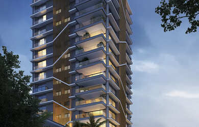 Imagem: O apartamento possui 4 Dormitórios, 4 Suítes, 6 Banheiros