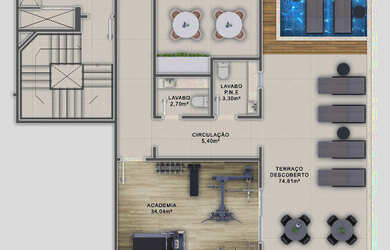 Imagem 10: Apartamento à venda no bairro Alto Perequê - Porto Belo/SC