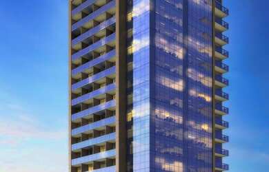 Imagem: A sala comercial possui 2 Banheiros, 3 Vagas na garagem, 131m²