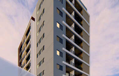 Imagem: O studio possui 1 Dormitório, 1 Banheiro, 36m² de Área e