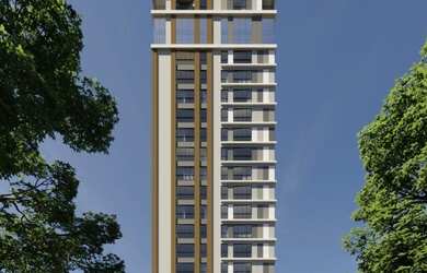 Imagem: O apartamento possui 1 Dormitório, 1 Suíte, 2 Banheiros, 1