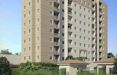 Imagem: O apartamento possui 2 Dormitórios, 1 Suíte, 2 Banheiros