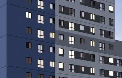 Imagem: O apartamento possui 1 Dormitório, 1 Banheiro, 24m² de Área