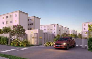 Imagem: O apartamento possui 2 Dormitórios, 1 Banheiro, 2 Vagas na