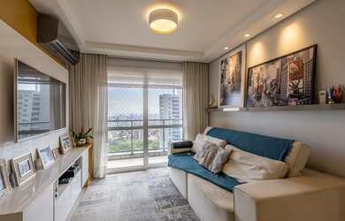 Imagem: O apartamento possui 2 Dormitórios, 1 Suíte, 3 Banheiros