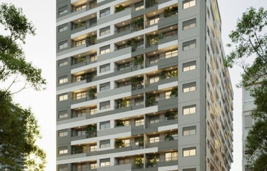 Imagem: O apartamento possui 2 Dormitórios, 1 Banheiro e 39m² de Área