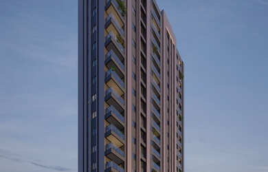 Imagem: O apartamento possui 2 Dormitórios, 2 Suítes, 3 Banheiros