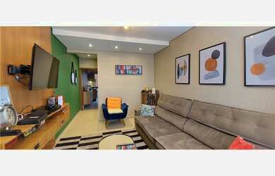 Imagem: A casa em condomínio possui 2 Dormitórios, 1 Suíte, 3 Banheiros