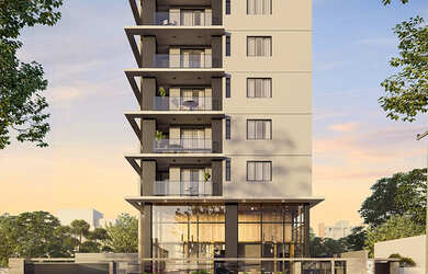 Imagem: O apartamento na cobertura possui 3 Dormitórios, 1 Suíte