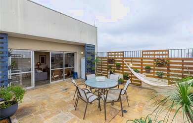 Imagem: O apartamento na cobertura possui 4 Dormitórios, 1 Suíte