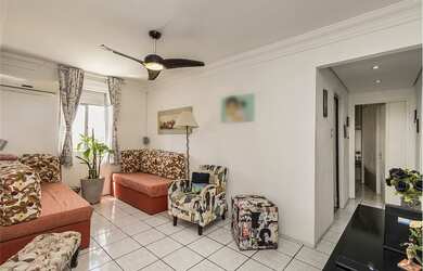 Imagem: O apartamento possui 2 Dormitórios, 1 Banheiro, 59m² de Área