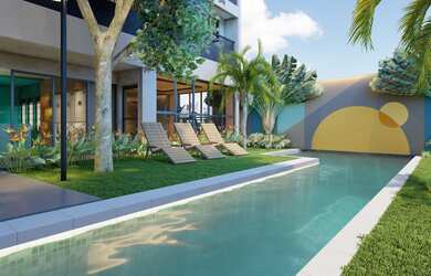 Imagem 9: Nurban Campo Belo. Piscina, 1 Banheiroe1 Dormitório