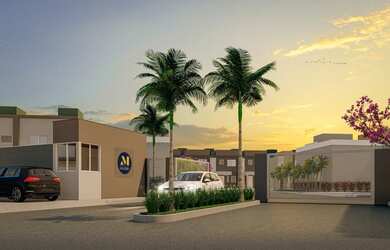 Imagem: A casa em condomínio possui 2 Dormitórios, 2 Suítes, 3 Banheiros