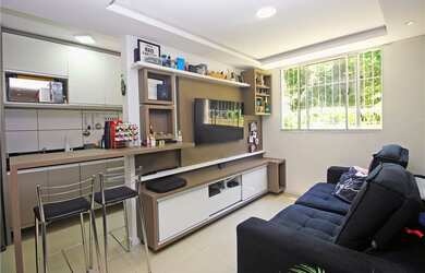 Imagem: O apartamento possui 2 Dormitórios, 2 Banheiros, 48m² de Área