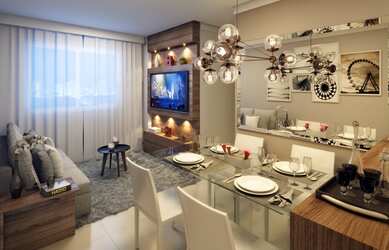 Imagem 5: Apartamento de 3 quartos no Parque São Vicente em Mauá-SP, com 57,66m²