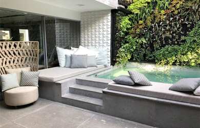 Imagem: O apartamento na cobertura possui 4 Dormitórios, 1 Suíte