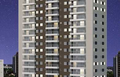 Imagem: O apartamento possui 2 Dormitórios, 1 Banheiro, 1 Vaga na garagem