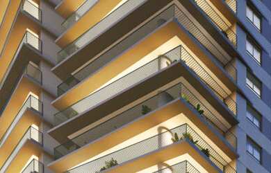 Imagem: O apartamento possui 4 Dormitórios, 4 Suítes, 6 Banheiros