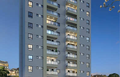 Imagem: O apartamento possui 2 Dormitórios, 1 Suíte, 2 Banheiros