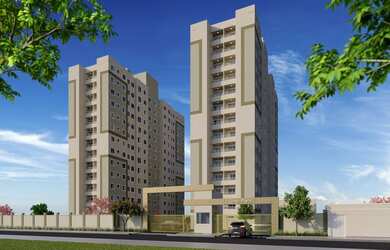 Imagem: O apartamento possui 2 Dormitórios, 1 Banheiro, 1 Vaga na garagem