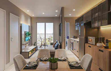 Imagem 2: Apartamento à venda em São Paulo, Ipiranga, com 1 quarto, 32,48m²