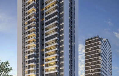 Imagem: O studio possui 1 Dormitório, 1 Banheiro, 26m² de Área e