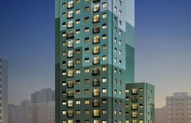 Imagem 1: Apartamento à venda em São Paulo-SP na Barra Funda: 3 quartos, 1 banheiro, 38,99m² de área