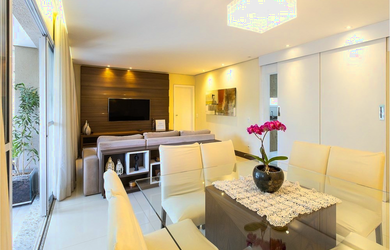 Imagem: O apartamento possui 2 Dormitórios, 2 Suítes, 4 Banheiros