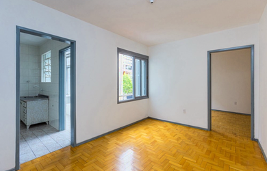 Imagem: O apartamento possui 1 Dormitório, 1 Suíte, 1 Banheiro, 37m²