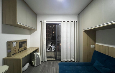 Imagem: O apartamento à venda possui 1 Dormitório, 1 Suíte, 1 Banheiro