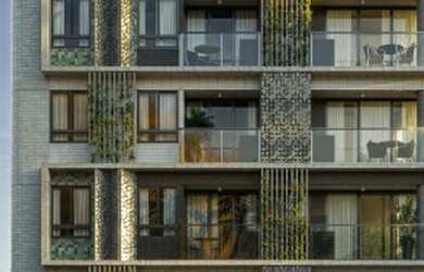 Imagem: O apartamento possui 2 Dormitórios, 1 Suíte, 2 Banheiros