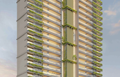 Imagem: O apartamento na cobertura possui 4 Dormitórios, 4 Suítes