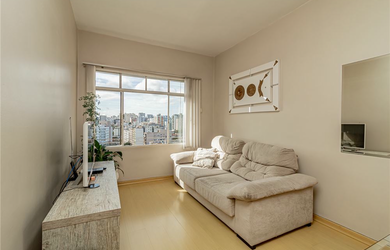 Imagem: O apartamento possui 1 Dormitório, 1 Suíte, 1 Banheiro, 40m²