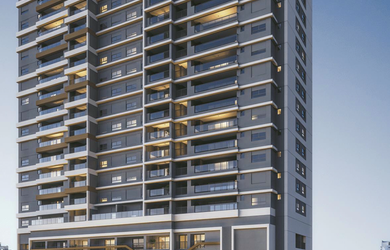 Imagem: O apartamento possui 1 Dormitório, 1 Banheiro, 26m² de Área