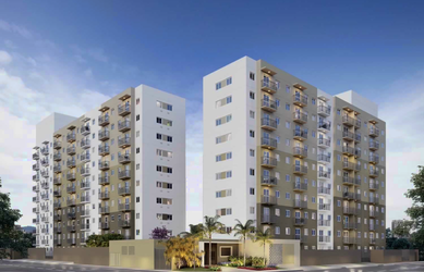 Imagem: O apartamento possui 1 Dormitório, 1 Suíte, 1 Banheiro, 25m²