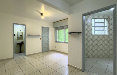 Imagem: O apartamento possui 1 Dormitório, 1 Banheiro, 29m² de Área