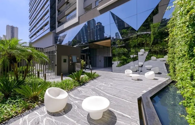 Imagem: O apartamento possui 1 Dormitório, 1 Banheiro e 27m² de Área