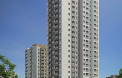 Imagem: O apartamento possui 2 Dormitórios, 1 Banheiro, 37m² de Área