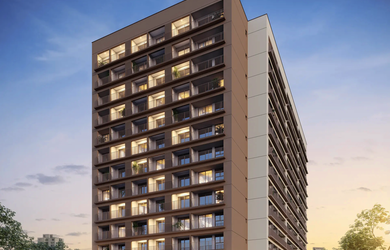 Imagem: O apartamento à venda possui 1 Dormitório, 1 Suíte, 1 Banheiro