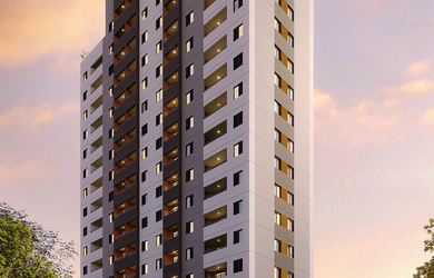 Imagem: O apartamento possui 1 Dormitório, 1 Suíte, 1 Banheiro, 36m²