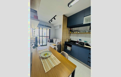 Imagem: O apartamento à venda possui 1 Dormitório, 1 Banheiro, 1 Vaga